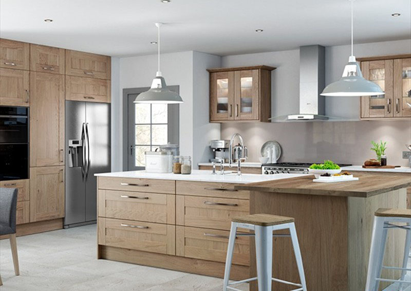 Trend Kitchens Price Group 7 Solid Grey Oak Shaker